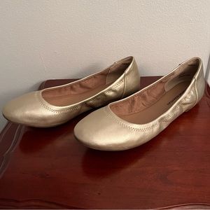 Gold flats - Amazon brand; Size: 8; Never worn - NEW!!!